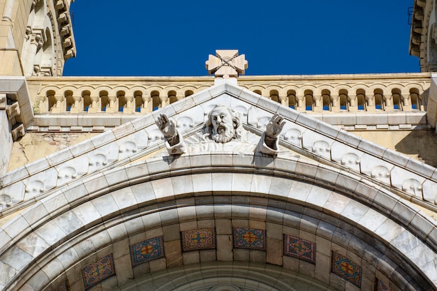 Low angle view of historical building against sky