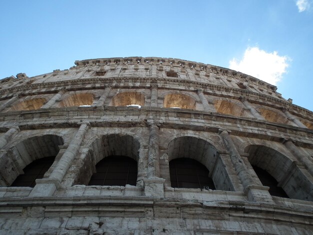 Low angle view of historical building