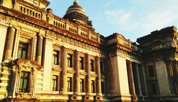 Low angle view of historical building