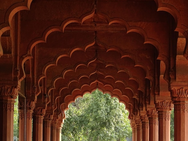 Low angle view of historical building