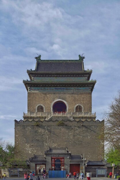 Low angle view of historical building