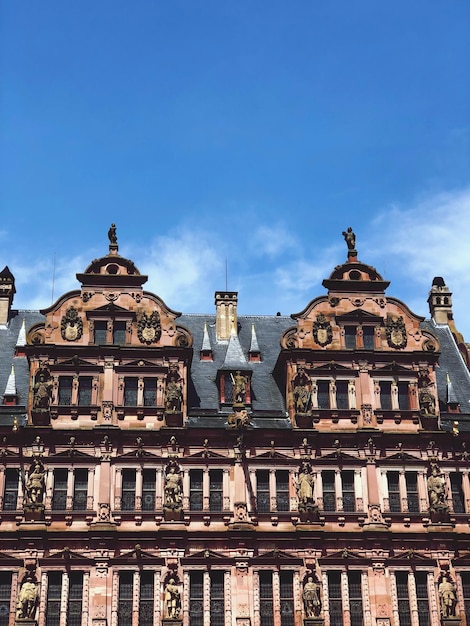 Low angle view of historical building