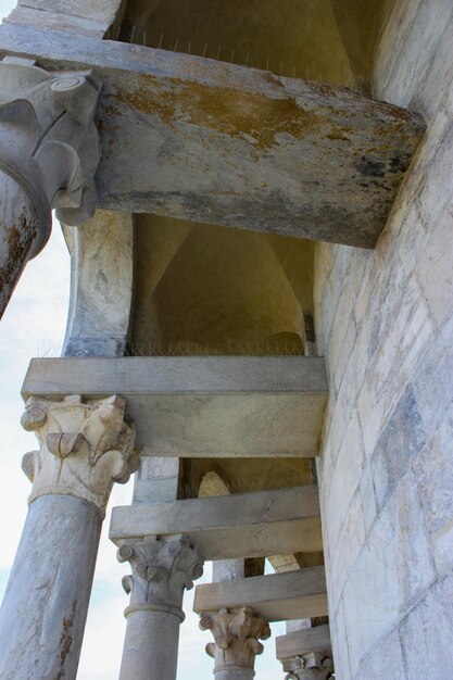 Foto vista ad angolo basso dell'edificio storico