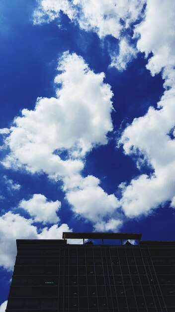 Low angle view of house against sky