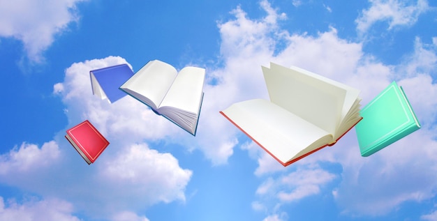 Low angle view of kite flying against blue sky