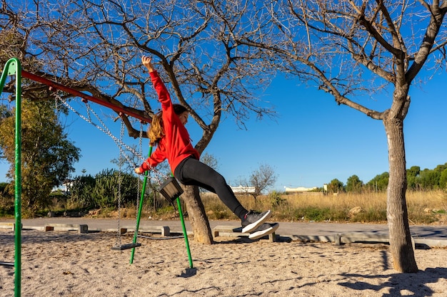 Low angle view of man standing on field against sky