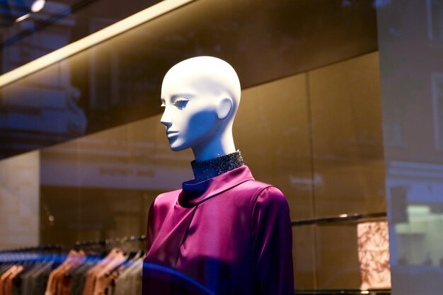 Photo low angle view of mannequin at shop