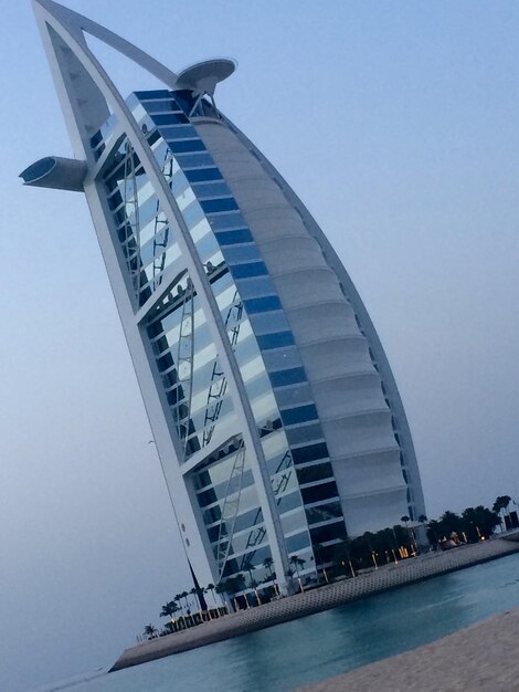 Low angle view of modern building