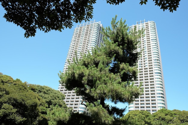 Low angle view of modern building