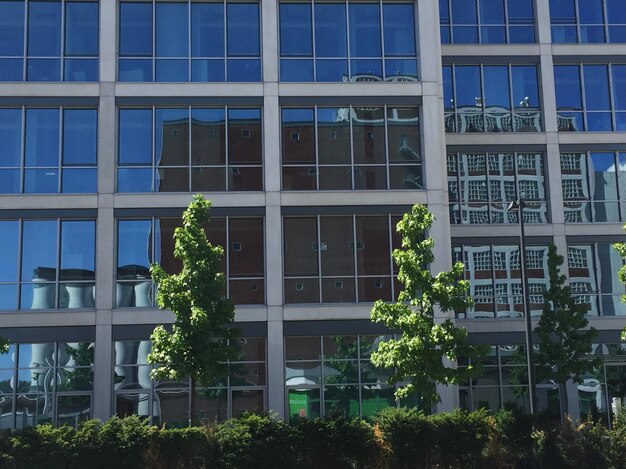 Low angle view of modern building