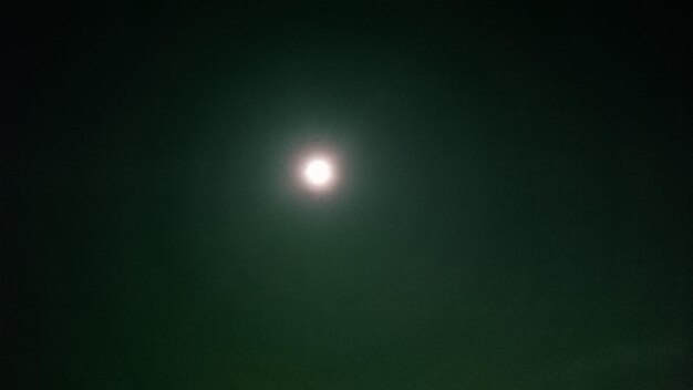 Low angle view of moon at night