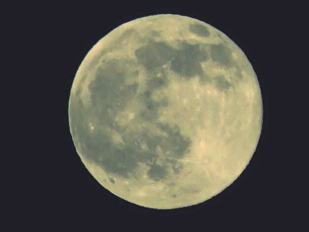 Low angle view of moon in sky