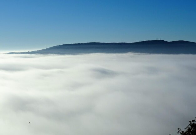 Low angle view of mountain against sky