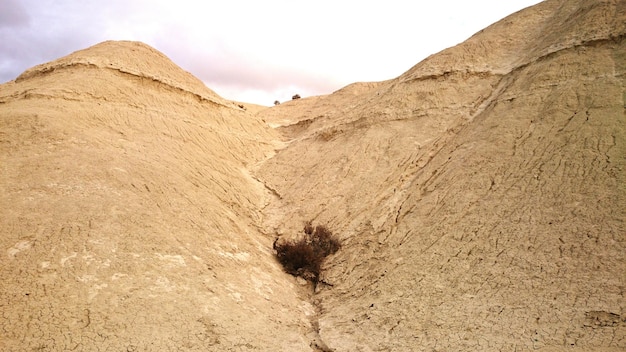 low angle view of mountains against sky