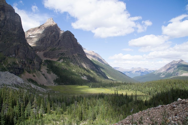 Low angle view of mountains