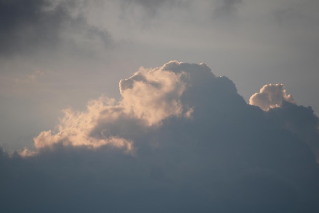 写真 空の雲の低角度のビュー