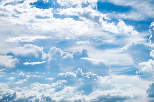 写真 空の雲の低角度のビュー