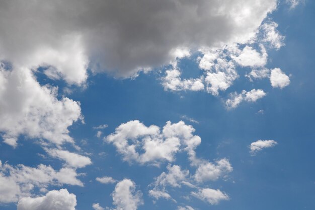 写真 空の雲の低角度のビュー