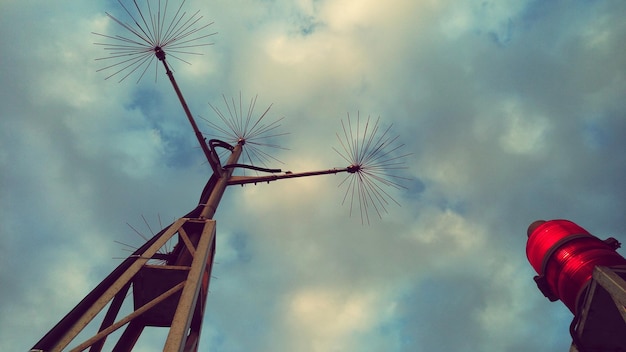 写真 った空の低角度の視点