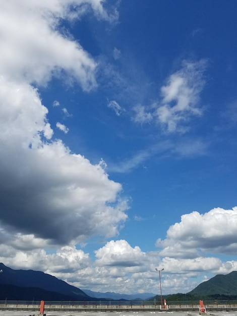 写真 った空の低角度の視点