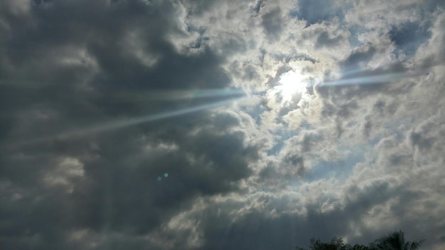 写真 った空の低角度の視点