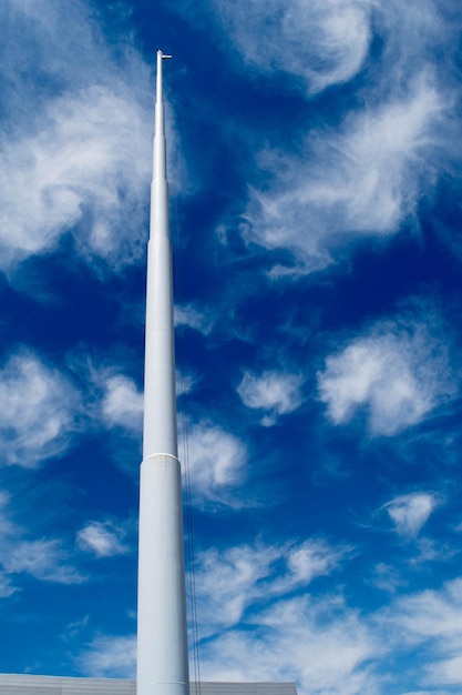 写真 空に向かって極の低角度の視点