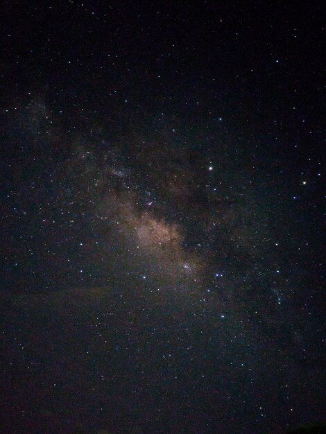 写真 天空の星の低角度の眺め