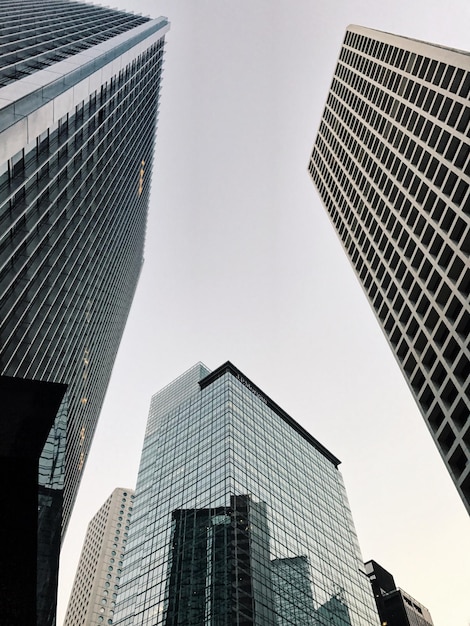 Low angle view of office buildings