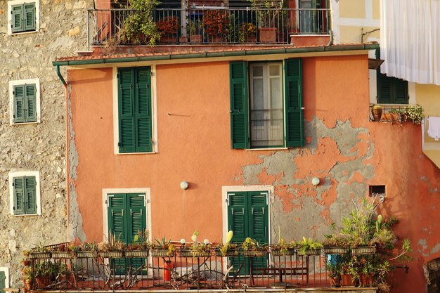 Low angle view of old building