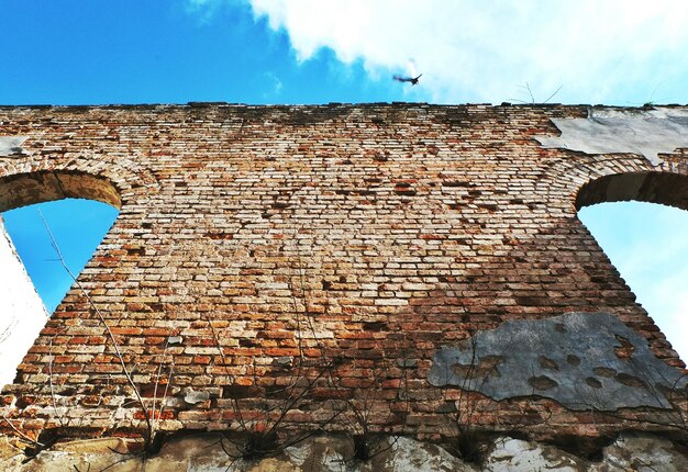 Low angle view of old building