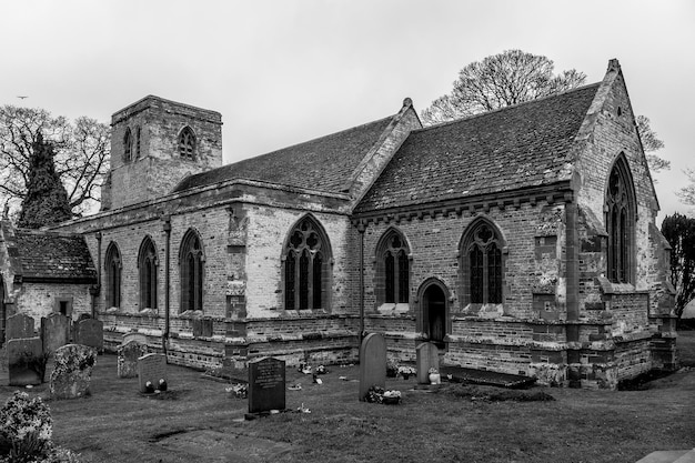 Low angle view of old building