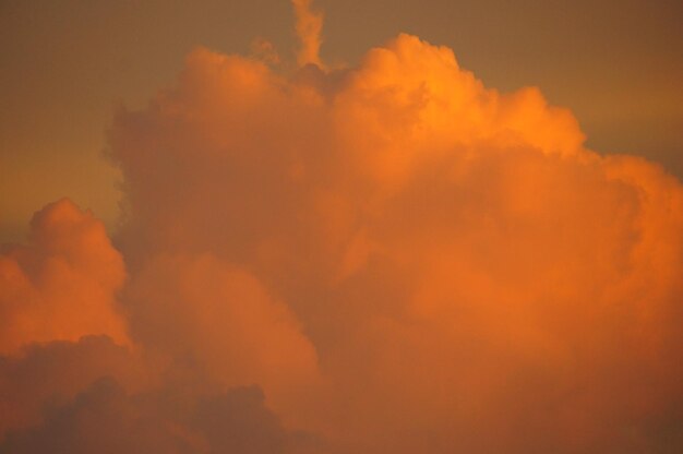 Photo low angle view of orange sky