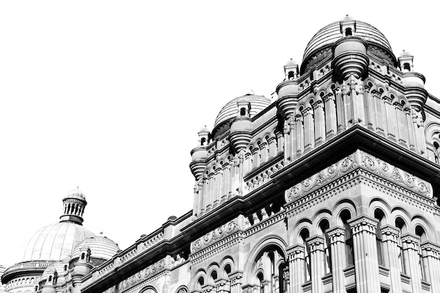low angle view of ornate building against clear sky