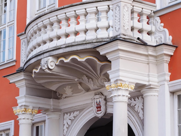 Low angle view of ornate building