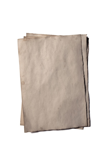 Low angle view of paper against white background