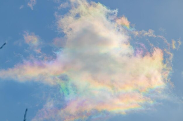 Low angle view of rainbow in sky