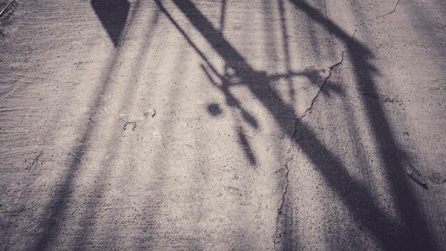 Photo low angle view of shadow on wall