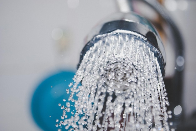 Photo low angle view of shower