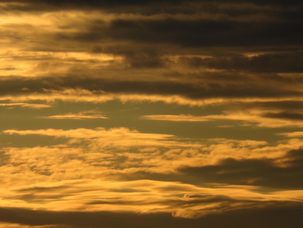 Photo low angle view of sky during sunset