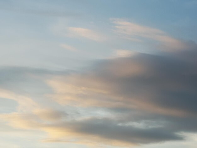 Low angle view of sky during sunset