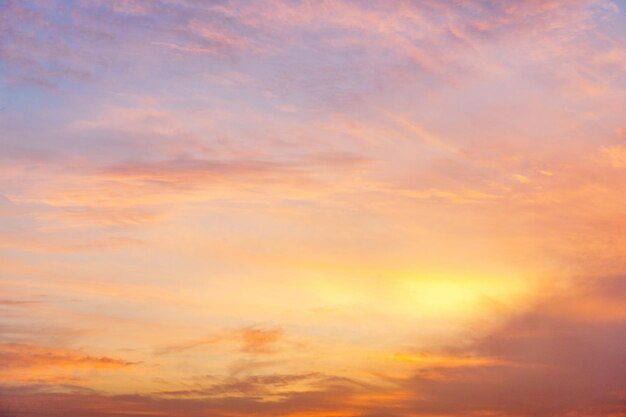 Low angle view of sky during sunset