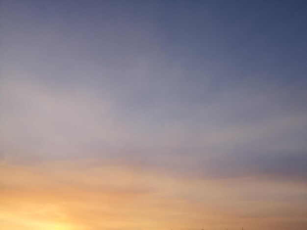 Low angle view of sky during sunset