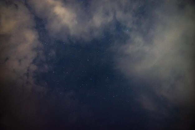 Photo low angle view of sky at night