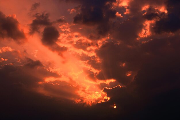 Photo low angle view of sky at night