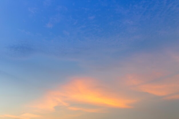 Low angle view of sky at sunset