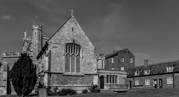 Low angle view of st peter and st paul church against sky