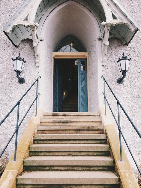 Low angle view of staircase