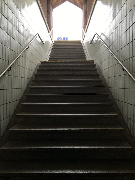 Low angle view of staircase