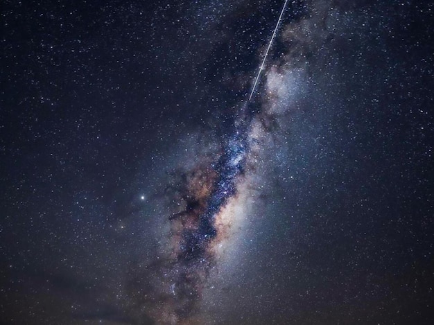 Low angle view of stars in sky