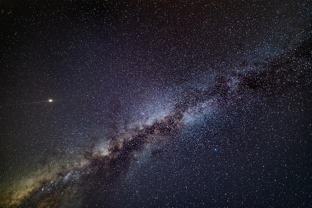 Low angle view of stars in sky